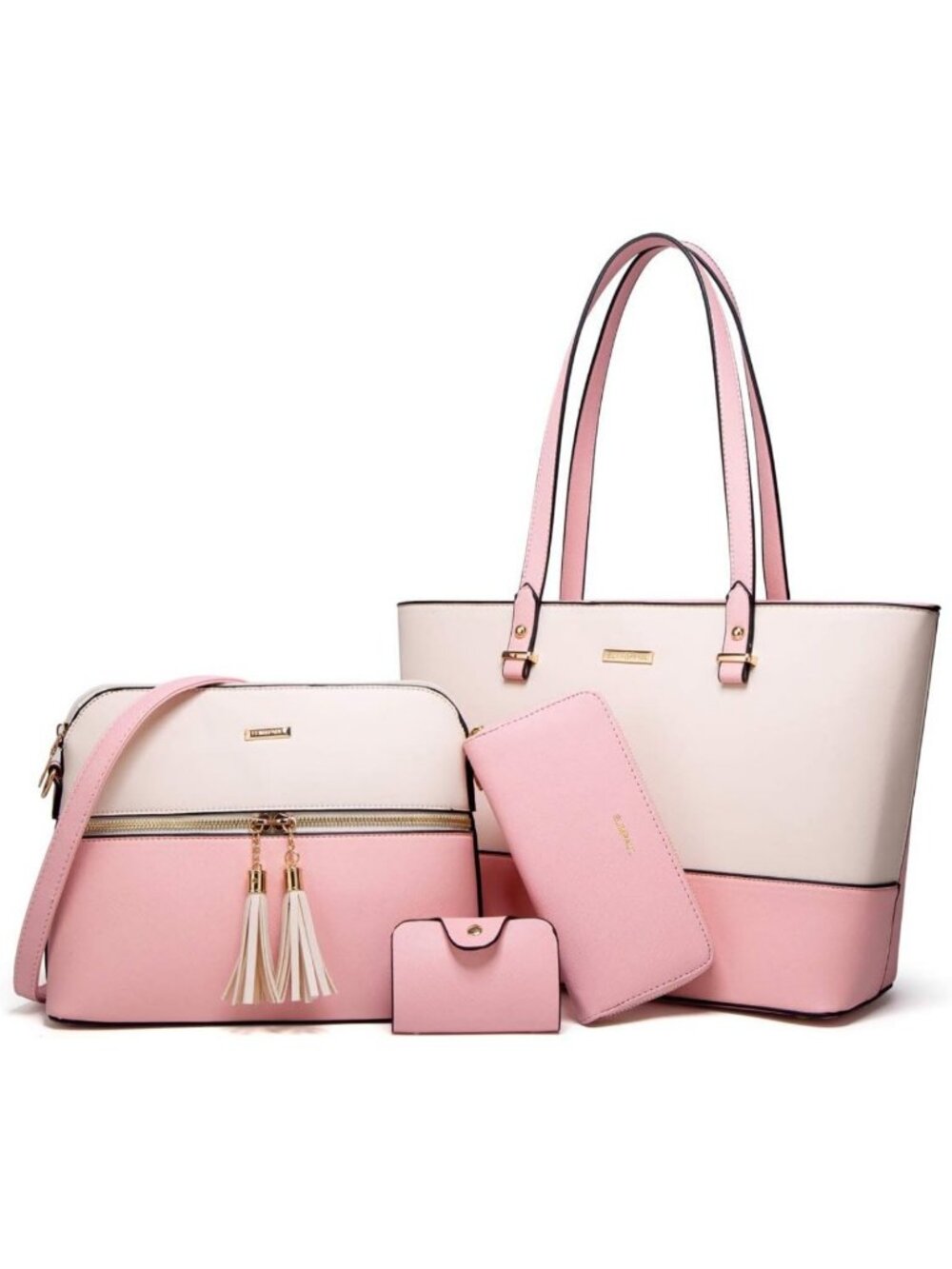 Chic Women's Tote Bag & Shoulder Purse - Stylish Handbag & Wallet Combo